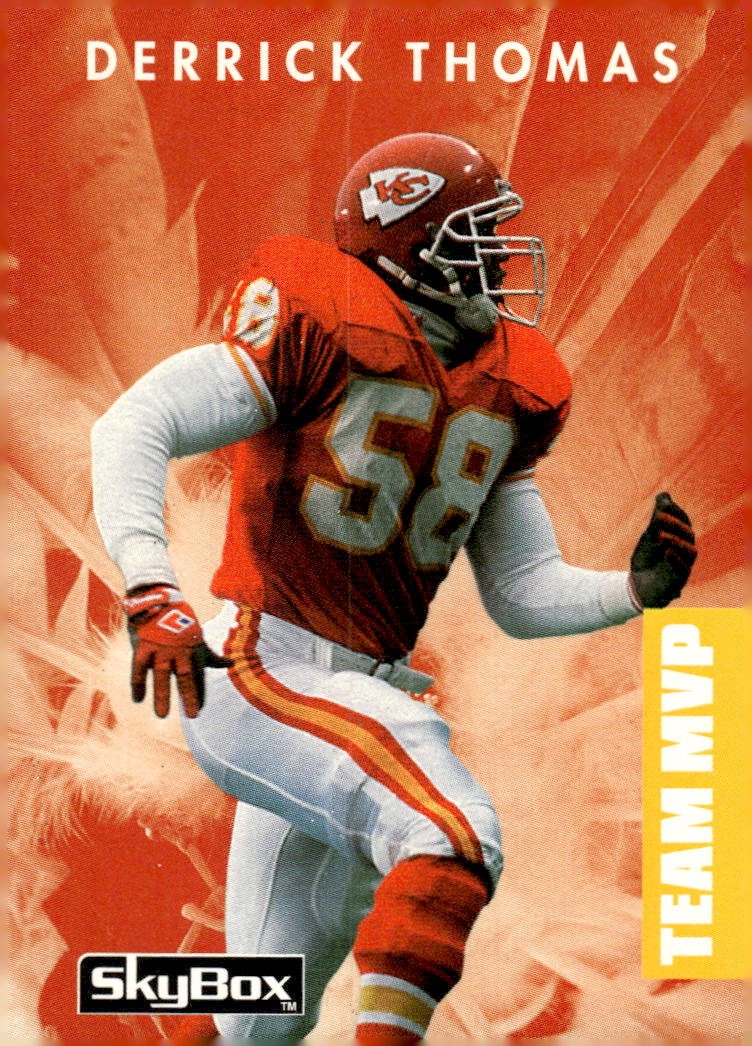 1992 SkyBox Prime Time Derrick Thomas #307 Kansas City Chiefs