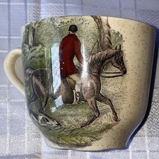 Royal Worcester Palissy Fox Hunt Mug Made In England . Tea / Coffee/ Mug Ex/con