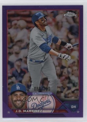 2023 Topps Chrome Purple Refractor 86/250 JD Martinez #98 17e8
