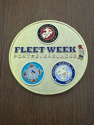 Fleet Week Challenge Coin, FREE SHIPPING