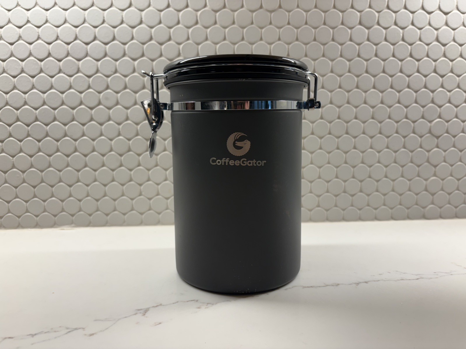 Coffee Gator Canister 22oz Airtight Stainless Steel Kitchen 