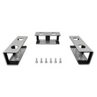 3X(Under Desk Laptop Stand, Metal Under Desk Shelf Holder for Laptop,5542