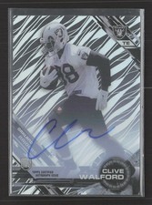 2015 Topps High Tek Clive Walford #HT-CW Zebra RC Auto