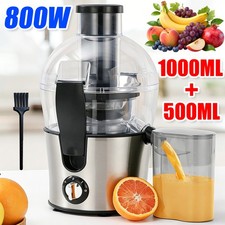Juicer Machine, 800W Juice Extractor, Easy to Clean, Anti-Drip, Stainless Steel