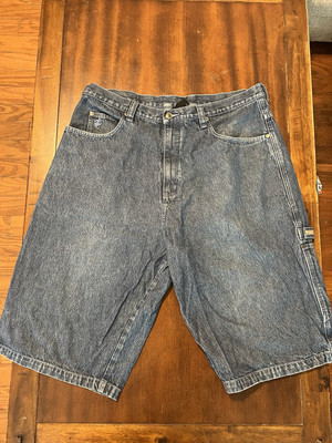 Rocawear Jean Shorts Carpenter Y2K Baggy Skater Workwear Hip Hop Denim 40