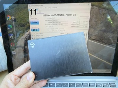 Seagate One Touch 5TB model SRD0VN3 ST5000LM000-2AN170 HealthGOOD Usage 13 Hours