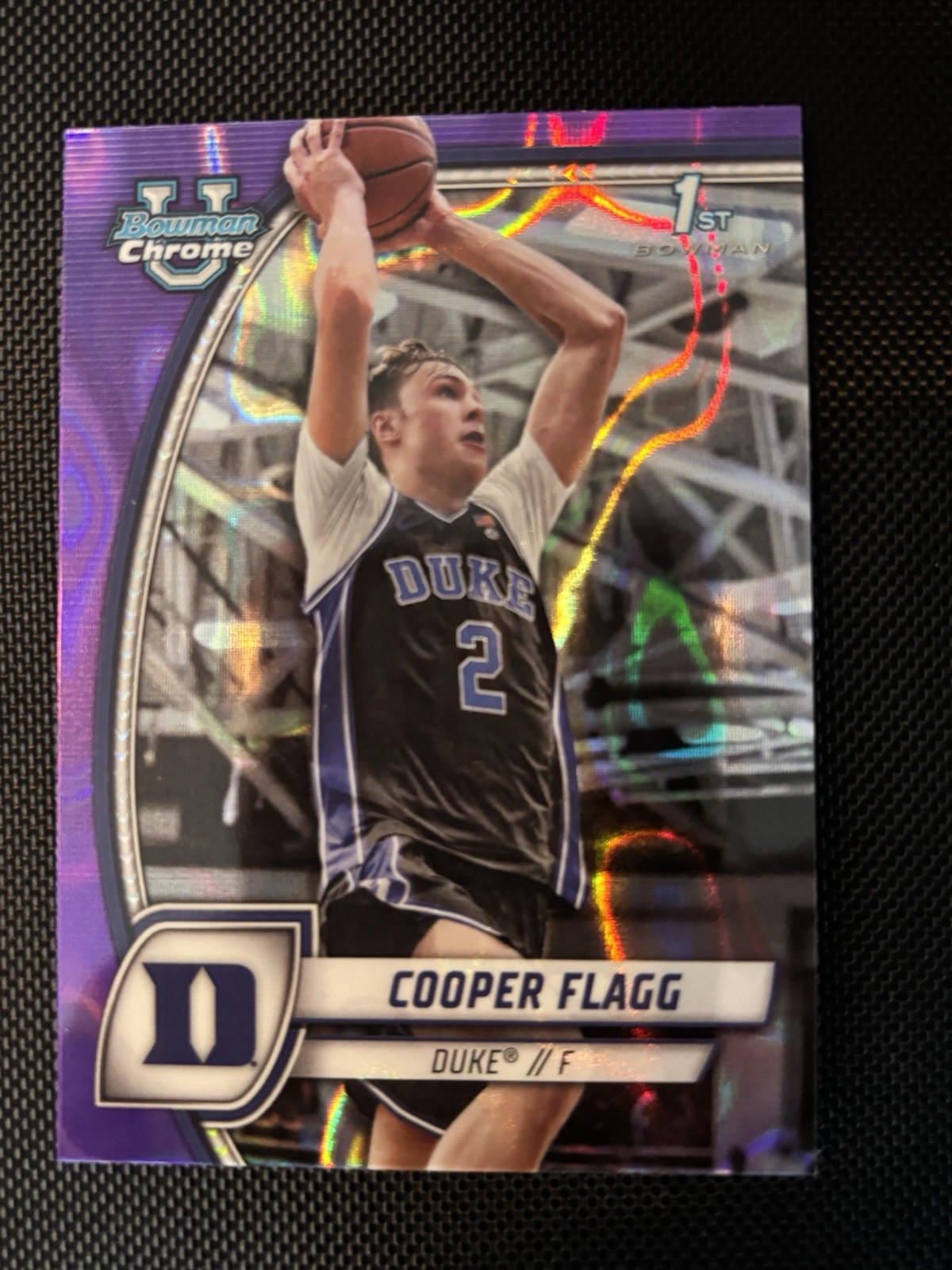 Cooper Flagg RC 2024-25 Bowman U Now #51 - Pushes Win Streak To 13 Cooper Flag Basketball Card