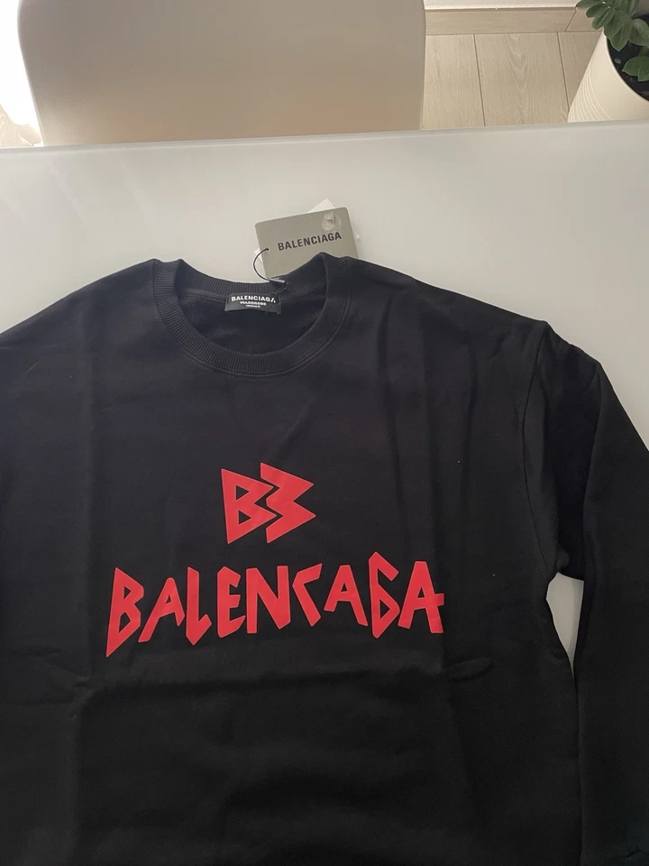 Felpa Balenciaga nera - Immagine 2 di 4