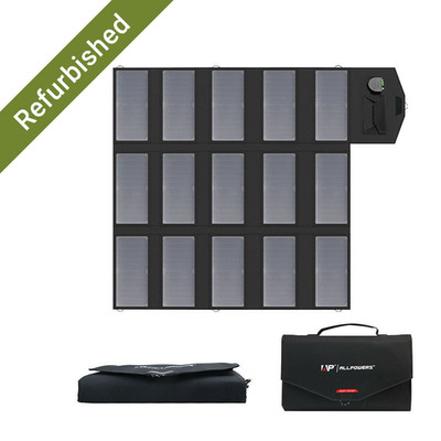 ALLPOWERS 100W Solarmodul Faltbar für Camping, Powerstation, Notfälle und Garten