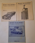 3 Motor Car Quarterly Booklets Rolls Royce & Bentley 2 - 1973, 1 - 1974 Used — photo 1