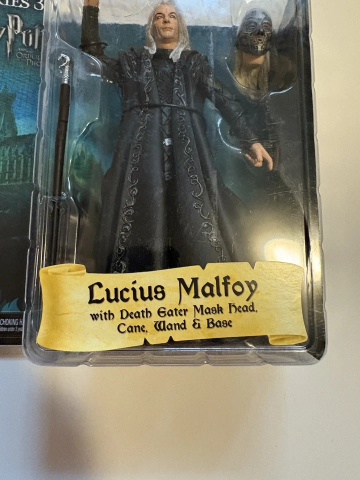 Figura de acción Lucius Malfoy Harry Potter Serie 3 Orden del Fénix NECA Foto 4 de 4