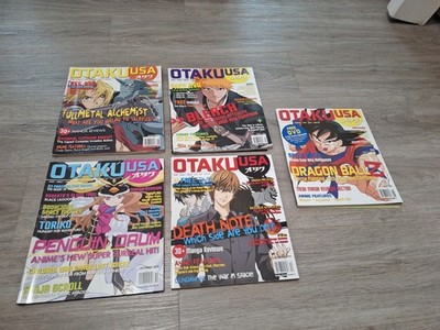 Otaku USA Anime Manga Gaming Magazine Full metal alchemist Dragon ball z Lot 5