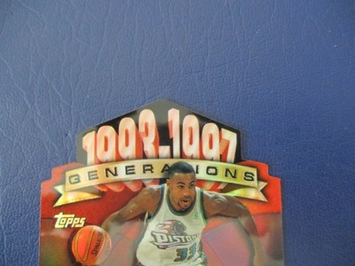 Grant Hill 1997-98 Topps Generations Refractor #G22 HOF Detroit
