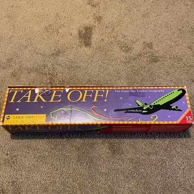 VINTAGE Take Off! COMPLETE Resource Games 2002 Kids Learning Geography