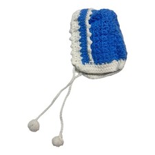 Vintage Crocheted Handmade Winter Bonnet Unisex Kids Classics 90  s Baby 12-24 M