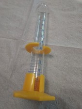 FREY SCIENTIFIC CO. 50ML GLASS CYLINDER,  GRAD. WITH PLASTIC FOOT and MARKER