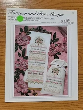 The Victoria Sampler Forever and For Always CHART ONLY  Wedding Engagement #102