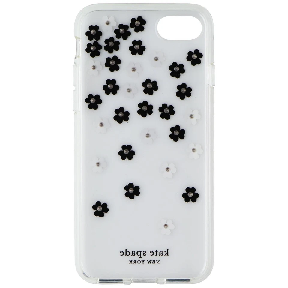 Funda rígida flexible Kate Spade para iPhone SE (2ª generación) y 8/7 - transparente/flores Foto 3 de 3
