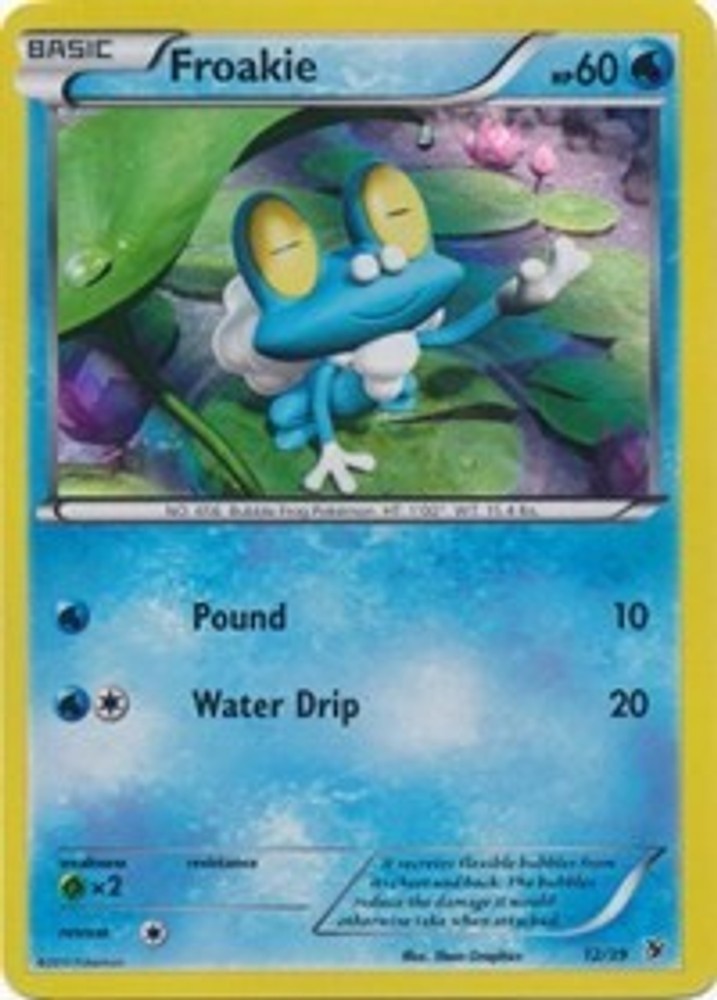 Froakie (12/39) Common NM KSS Kalos Starter Set Pokemon TCG