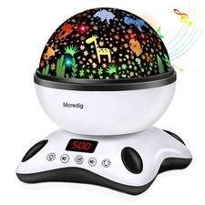 Night Light Projector, Remote Baby Night Lights  - Black