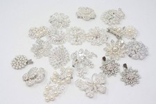 Crystal  Faux Pearl Brooches Hair Clips Hair Accessories Bridal Brooch Bouquet