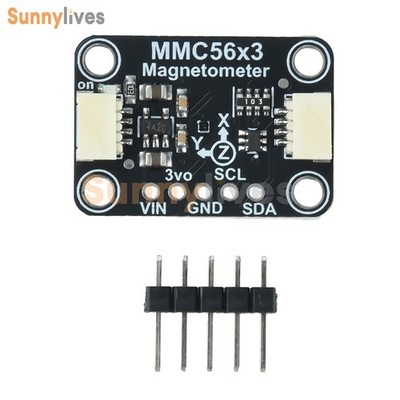 MMC5603 Three-axis Magnetometer Module Compatible with STEMMA QT/Qwiic interface