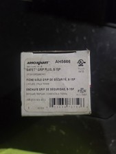 Cooper Ultra Grip INDUSTRIAL Straight Blade Plug NEMA 6-15P 6-15 15A 250V AH5666