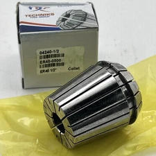 Techniks Tool Group 1 Pc ER40 Collets Common Size 1/2"