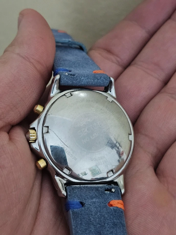 VALJOUX 7750 SECTOR GOLDEN EALGE 1500 CRONÓGRAFO AUTOMÁTICO BUZO HECHO EN SUIZA Foto 4 de 4