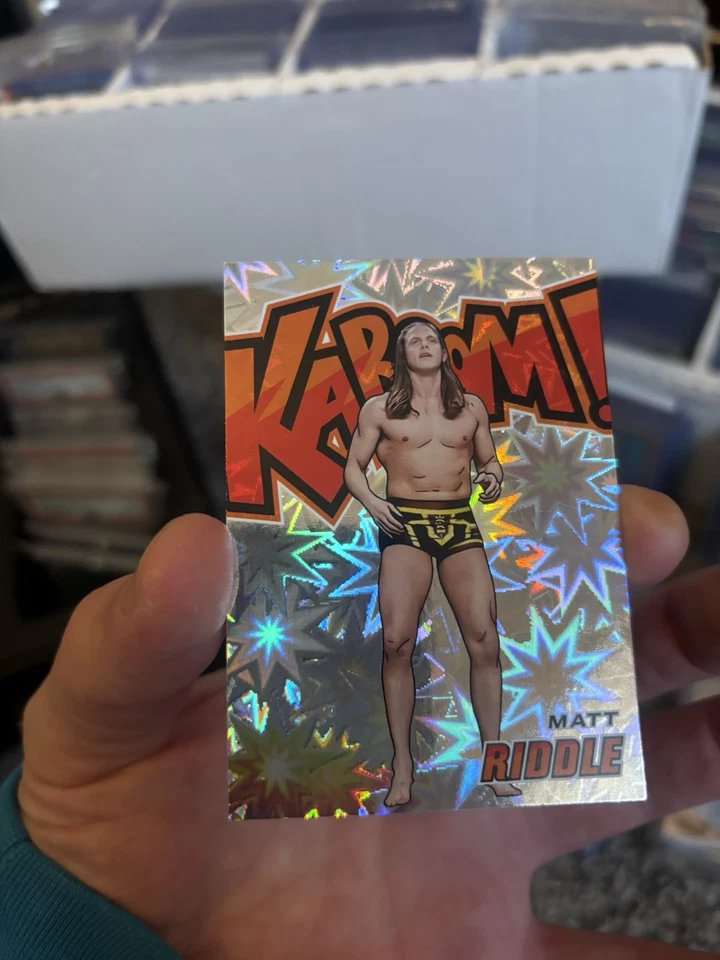 2025 Debut Panini Combat Anthology WWE UFC Matt Riddle KABOOM SSP Case Hit - Image 3 of 3