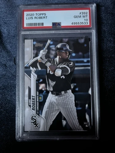 2020 Topps - Luis Robert #392 Batting (RC) PSA 10 Gem Mint