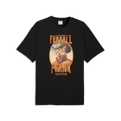 Puma T-Shirt Graphic Cat Cowboy Relaxed Tee 634434