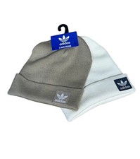 NEW 2 Pcs Adidas Men's /women s Grove Beanie Sand Dune Cream Orchid White