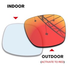 Transition-Clear to Red Replacement Lenses for Oakley Holbrook Mix AF OO9385