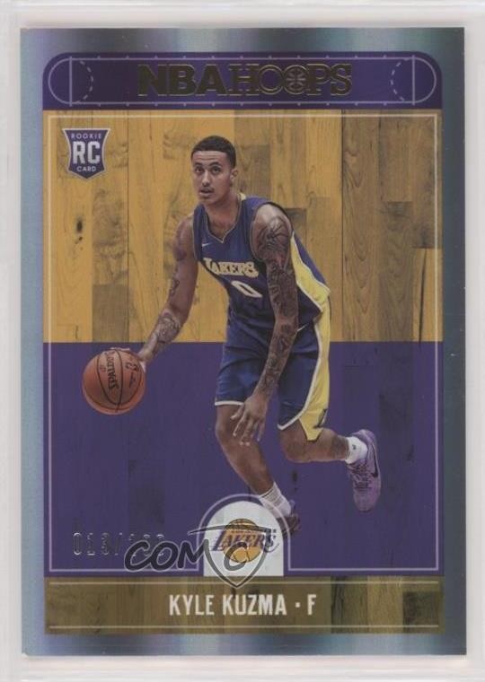 2017-18 Panini NBA Hoops Premium Box Set 13/199 Kyle Kuzma #277 Rookie RC 2h4