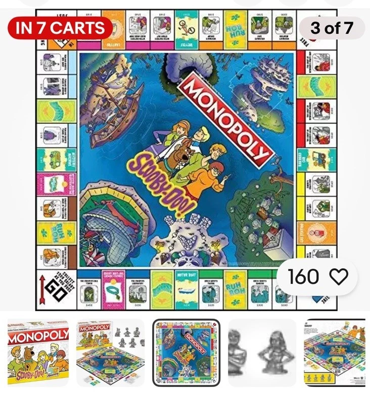 NEW! Sealed 50th Anniversary Monopoly: Scooby-Doo! Board Game - Image 4 of 4