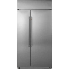 GE Cafe CSB42WP2NS1 42" Stainless Side By Side Refrigerator Open Box Retail $9K