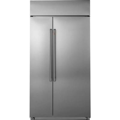 GE Cafe CSB42WP2NS1 42'' Stainless Side By Side Refrigerator Open Box Retail $9K