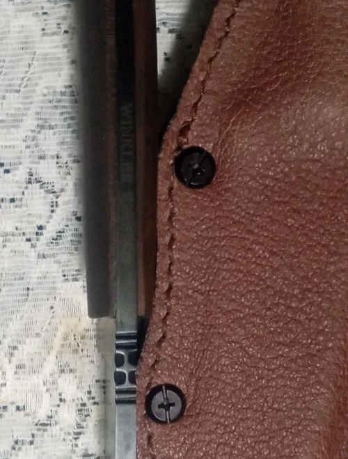 Winkler Highland Hunter Maple Handle 80cr20v Carbon Steel Leather Holster - Image 4 of 4