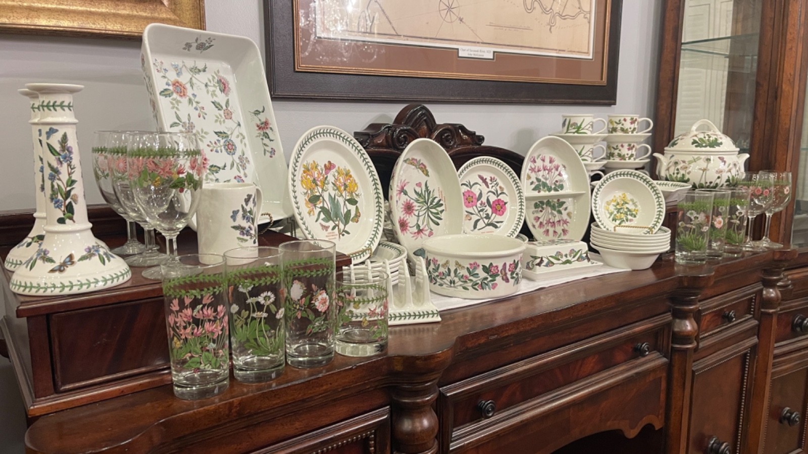 Of 53 Vintage Assorted Dishes