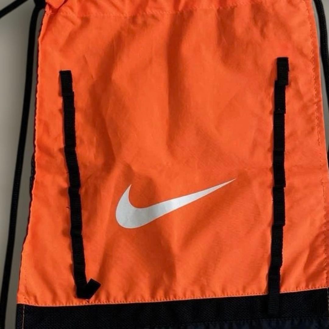 Nike Knapsack Backpack Drawstring Polyester Orang… - image 20