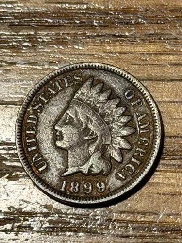 1899 Indian Head Penny Extremely Fine (XF)!! 1$ Starts!!!!! Nice