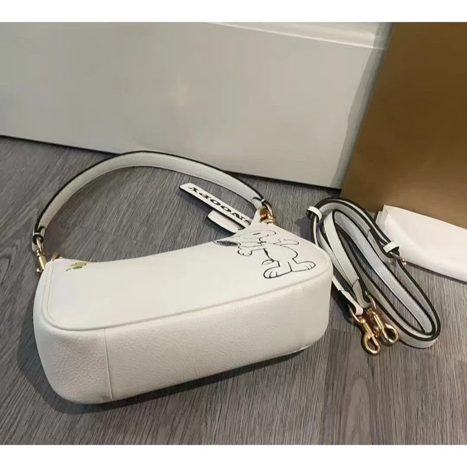 Mejor oferta x PEANUTS CBJ76 Teri Bolso de Hombro Snoopy Tiza Multi Salida Nuevo Foto 4 de 4