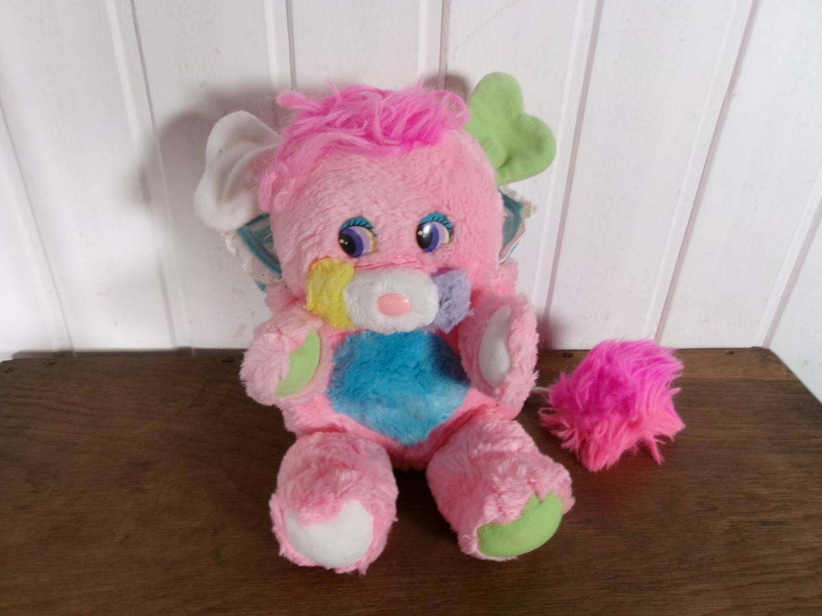 Sac à Dos Peluche Vintage Popples Bleu - Années 80/90 - Sans Marque