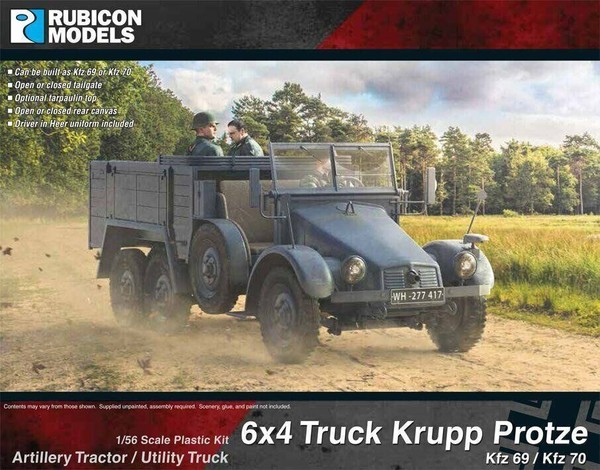 Krupp Protze Kfz 69/70 6X4 Lkw 28Mm MaßStab Wargames Rubicon 280082-image