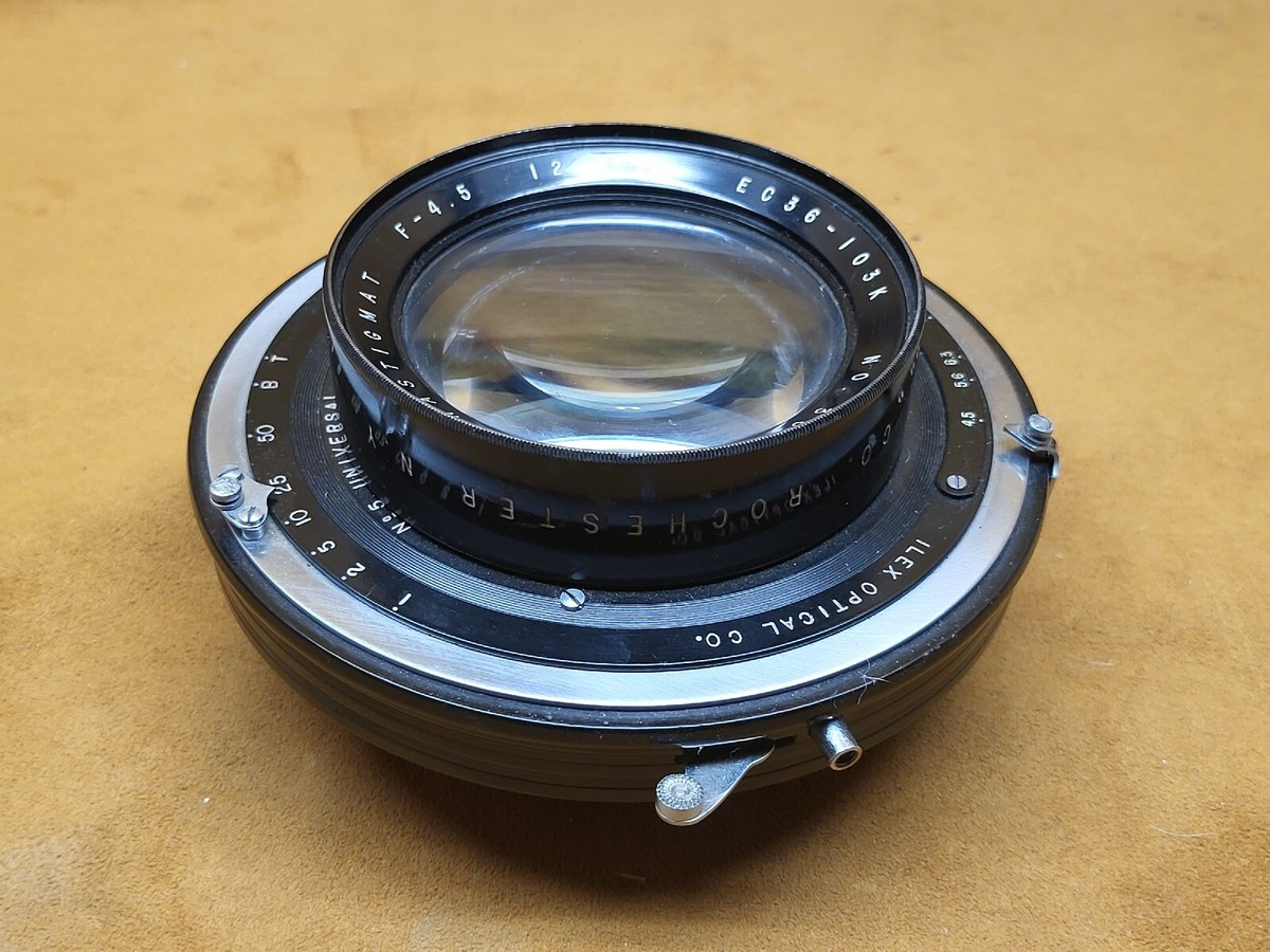 Appareil Photo Ancien Kodak Anastigmat Angénieux 100mm F4.5 – Modèle 36 à Soufflet