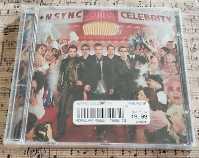 NSYNC - Celebrity CD 2001 Brand New SEALED Justin Timberlake 