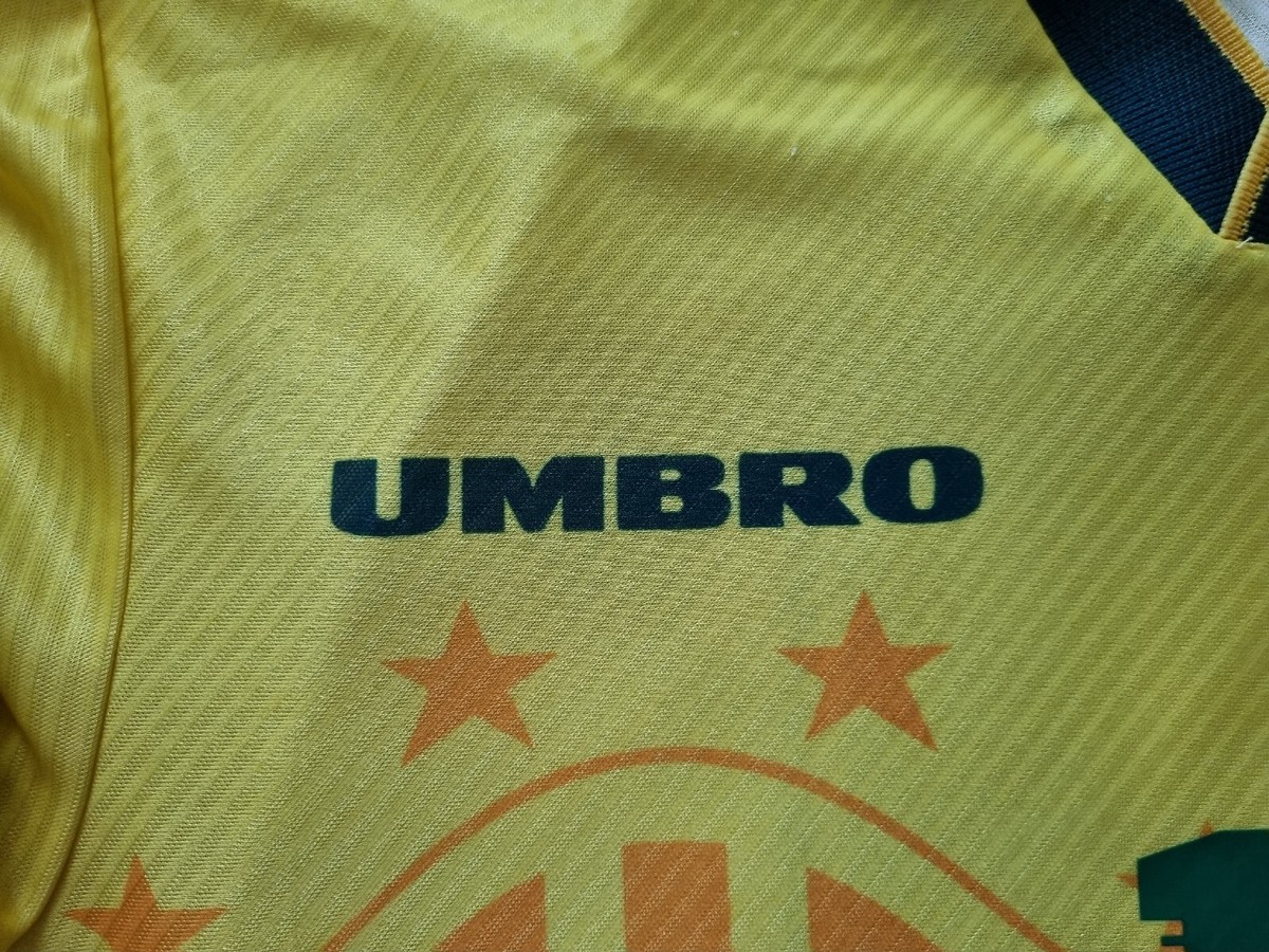 Brazil 1992 - 1993 Home football Umbro shirt #11 Romario size