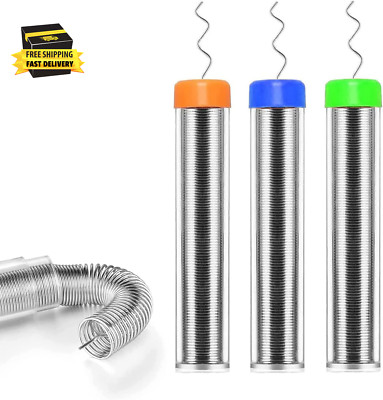 3Pcs Solder Wire,Diameter 1Mm,11G×3Pcs Rosin Core Solder for Electrical Solderin