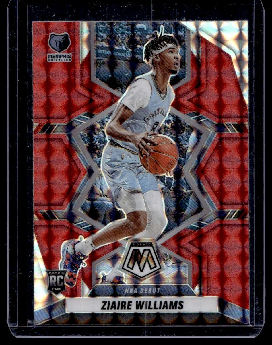 2021-22 Panini Mosaic Red Ziaire Williams Rookie Memphis Grizzlies #273